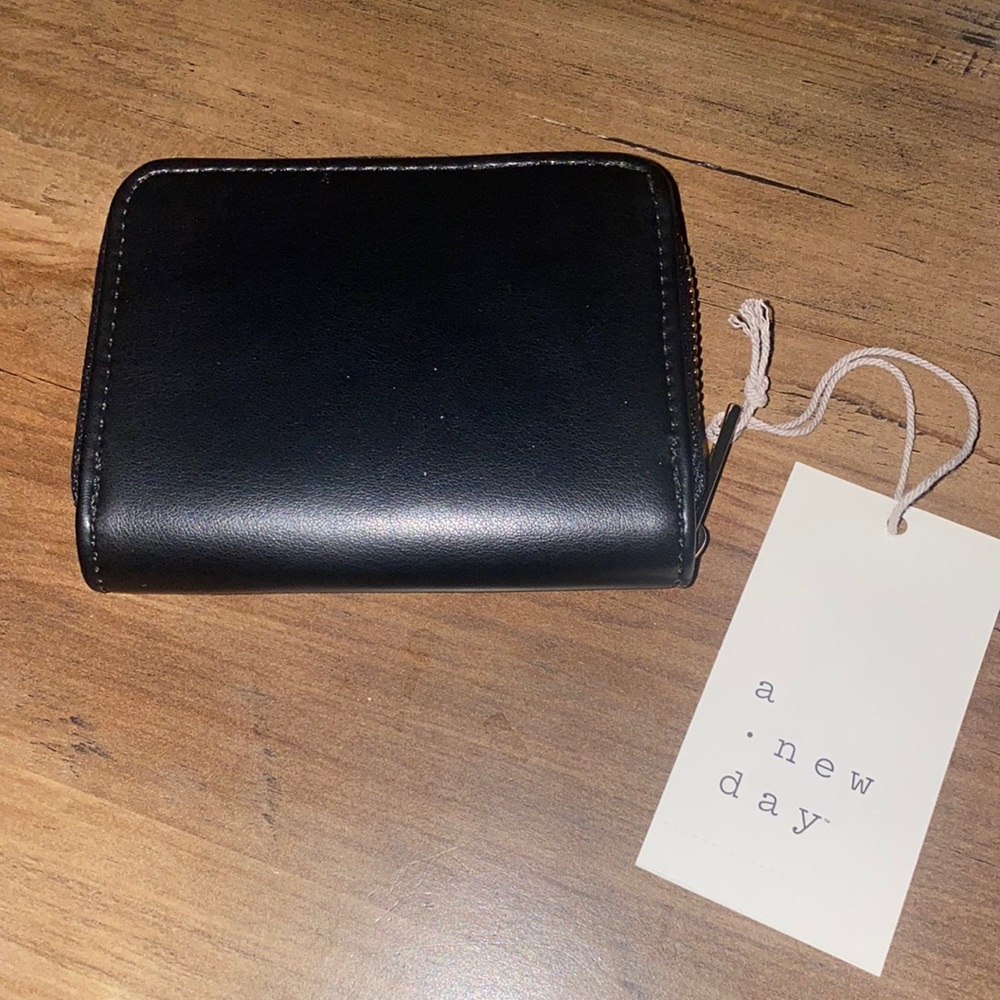 Black leather wallet - A New Day (Target)